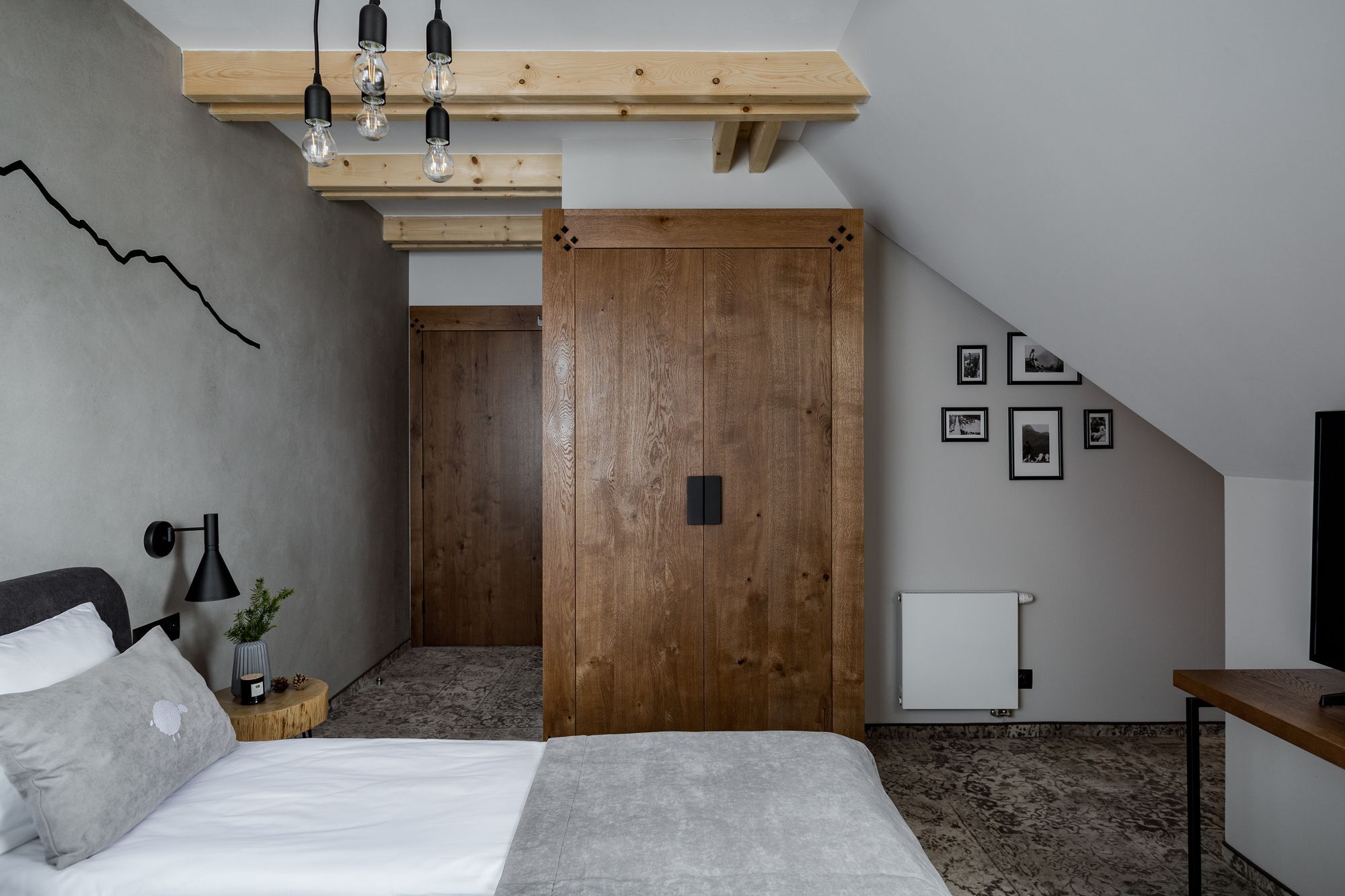 Biala Owca Panzió Zakopane Kültér fotó A sliding door