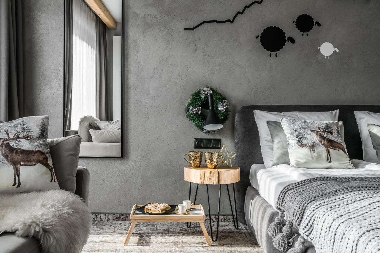 Biala Owca Panzió Zakopane Kültér fotó 3D rendering of a bedroom